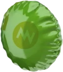 Palloncino tondo verde