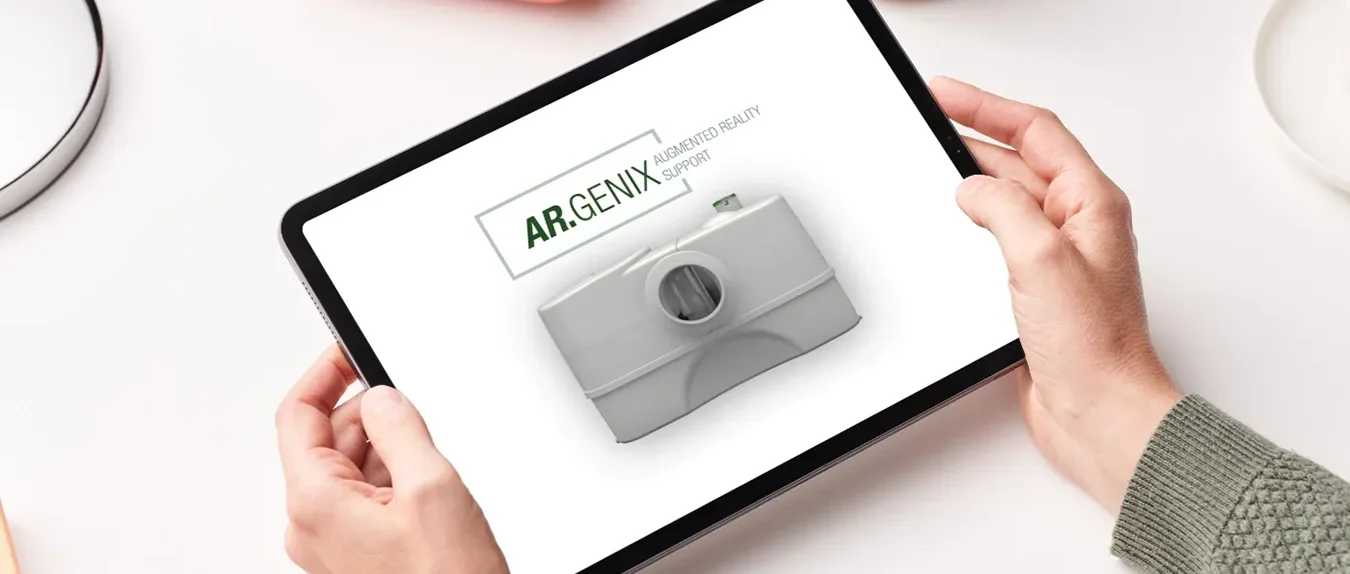 DAB Genix app AR